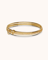 Mixed Metal Multi-Link Bangle