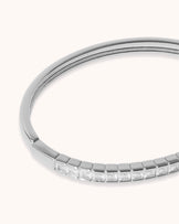 Tennis Bangle in Silver