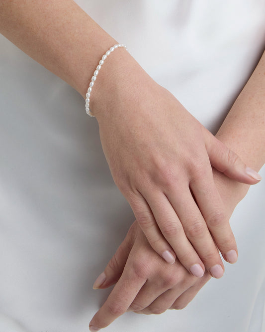 Pearl Bracelet in Gold