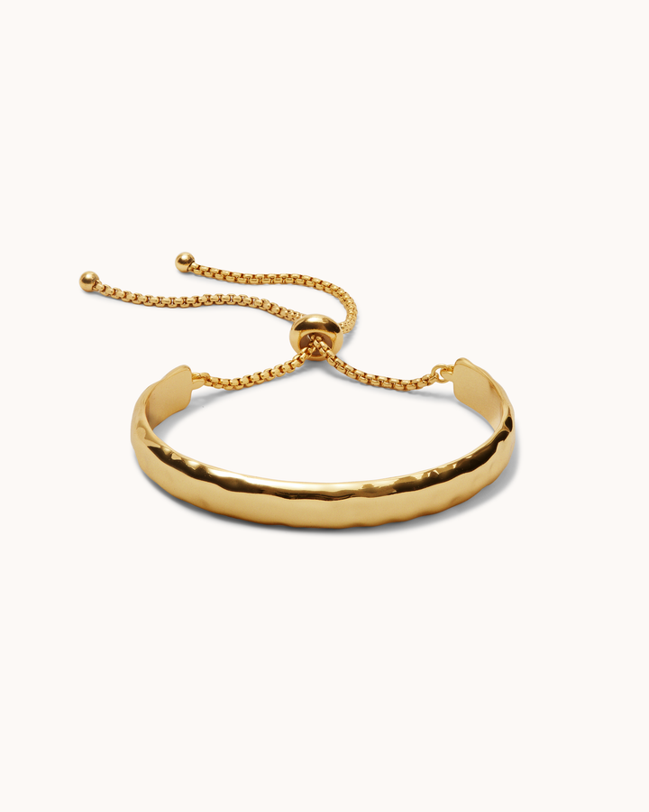 Half Cuff Toggle Bracelet in Gold