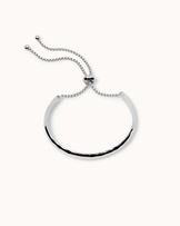 Half Cuff Toggle Bracelet in Silver