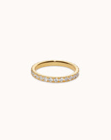 Cubic Zirconia Band Ring in Gold