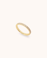 Cubic Zirconia Band Ring in Gold
