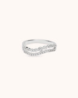 Double Band Ring in Silver