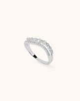 Double Band Ring in Silver