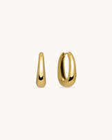 Long Oval Seamless Huggies in Gold
