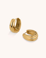 Waterproof Triple Layered Oval Seamless Huggies in Gold