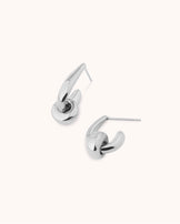Waterproof Hoop Attachment Earrings in Silver