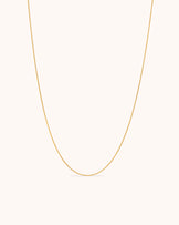 Waterproof Slinky Thin Chain Necklace in Gold