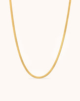 Slinky Thick Chain Necklace in Gold