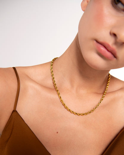 Thin Twist Necklace