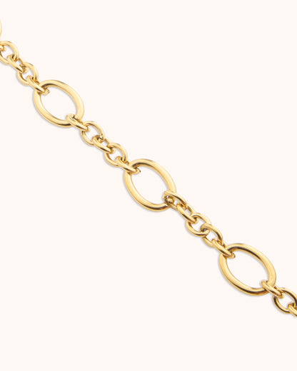 Chunky Chain Necklace in Gold