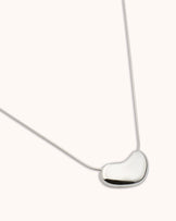 Short Bean Necklace in Silver