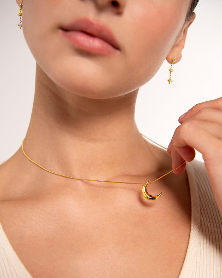 Moon Pendant Necklace