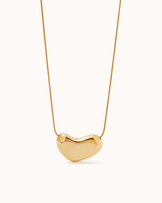 Short Bean Necklace in Gold