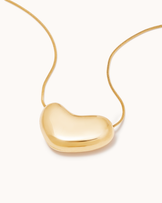 Short Bean Necklace in Gold