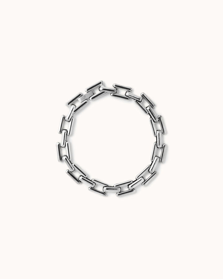 Waterproof Statement Chain Bracelet in Silver