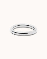 Chunky Bangle in Silver