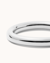Chunky Bangle in Silver