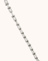 Ball Chain Link Bracelet in Silver
