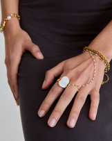 Waterproof Thick Link Chain Bracelet in Gold