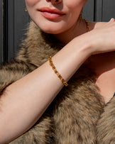 Ball Chain Link Bracelet in Gold