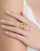 Waterproof Bubble Wrap Ring in Gold
