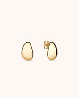 Waterproof Mini Pebble Studs in Gold