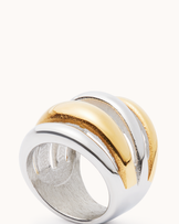 Mixed Metal Statement Ring