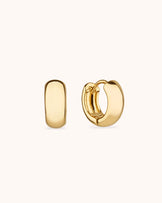 Clean Chunky Huggies in Gold