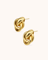 Knot Studs in Gold
