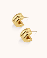 Chunky Double Hoops in Gold