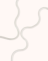 Double Snake Chain Necklace in Gold