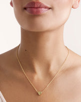 Tiny Pebble Necklace in Gold