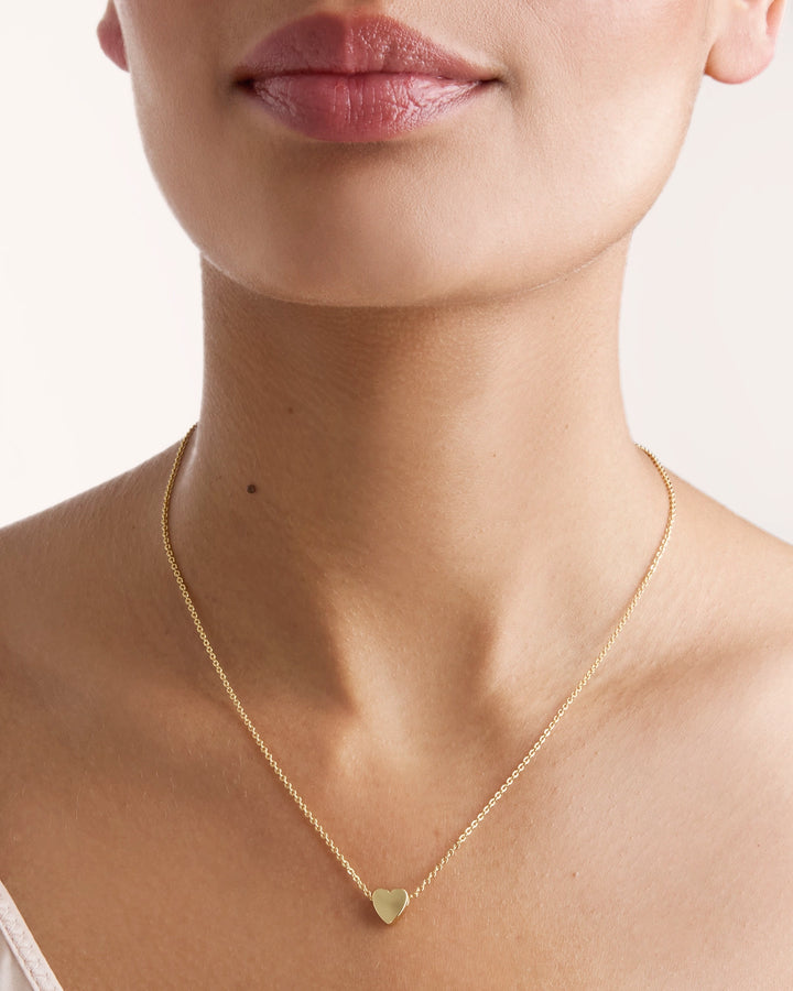 Tiny Pebble Necklace in Gold