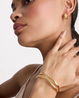 Double Row Cuff in Gold