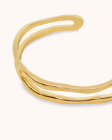 Double Row Cuff in Gold