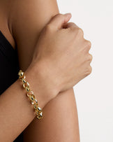 Chunky O-Link Bracelet in Gold