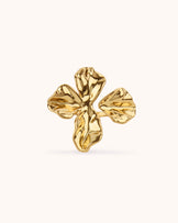 Large Petal Ring in Gold