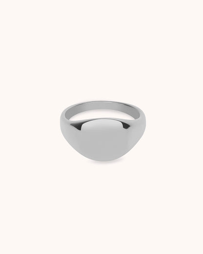 Signet-Style Ring in Silver