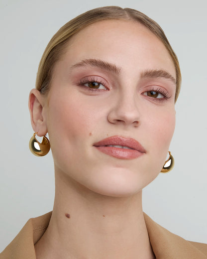 Chunky Clicker Hoops in Gold