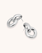 Circle Earrings in Silver