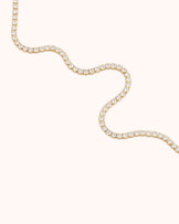 Tennis Necklace in Gold