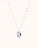 Chunky Pendant Necklace in Silver