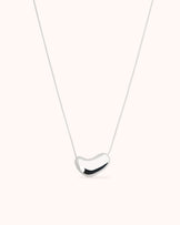 Short Bean Necklace in Silver