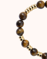 Tiger's Eye Bracelet in Gold