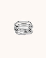 Multi-Row Ring in Silver