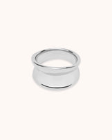 Thick Band Ring in Silver