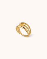 Multi-Layer Band Ring in Gold