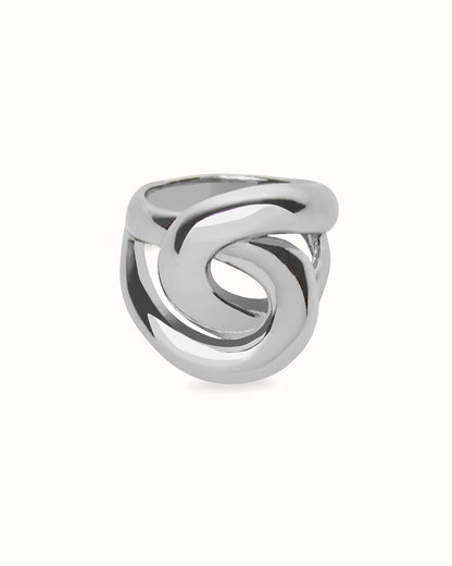 Wrapover Ring in Silver